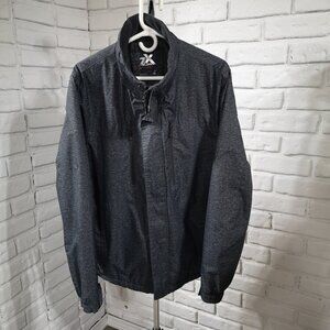 ZeroXposur Men's Size Large Dark Grey Zipper & Velcro Closure Jacket